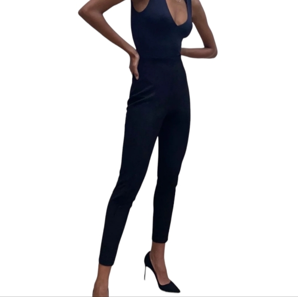 Aritzia Babaton Mace Pant Black Vegan Leather Women's 12 - Picture 2 of 9